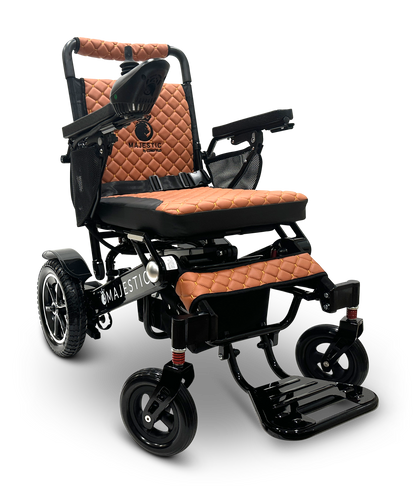 MAJESTIC IQ-7000 Auto Folding Remote Controlled Electric Wheelchair Black Taba