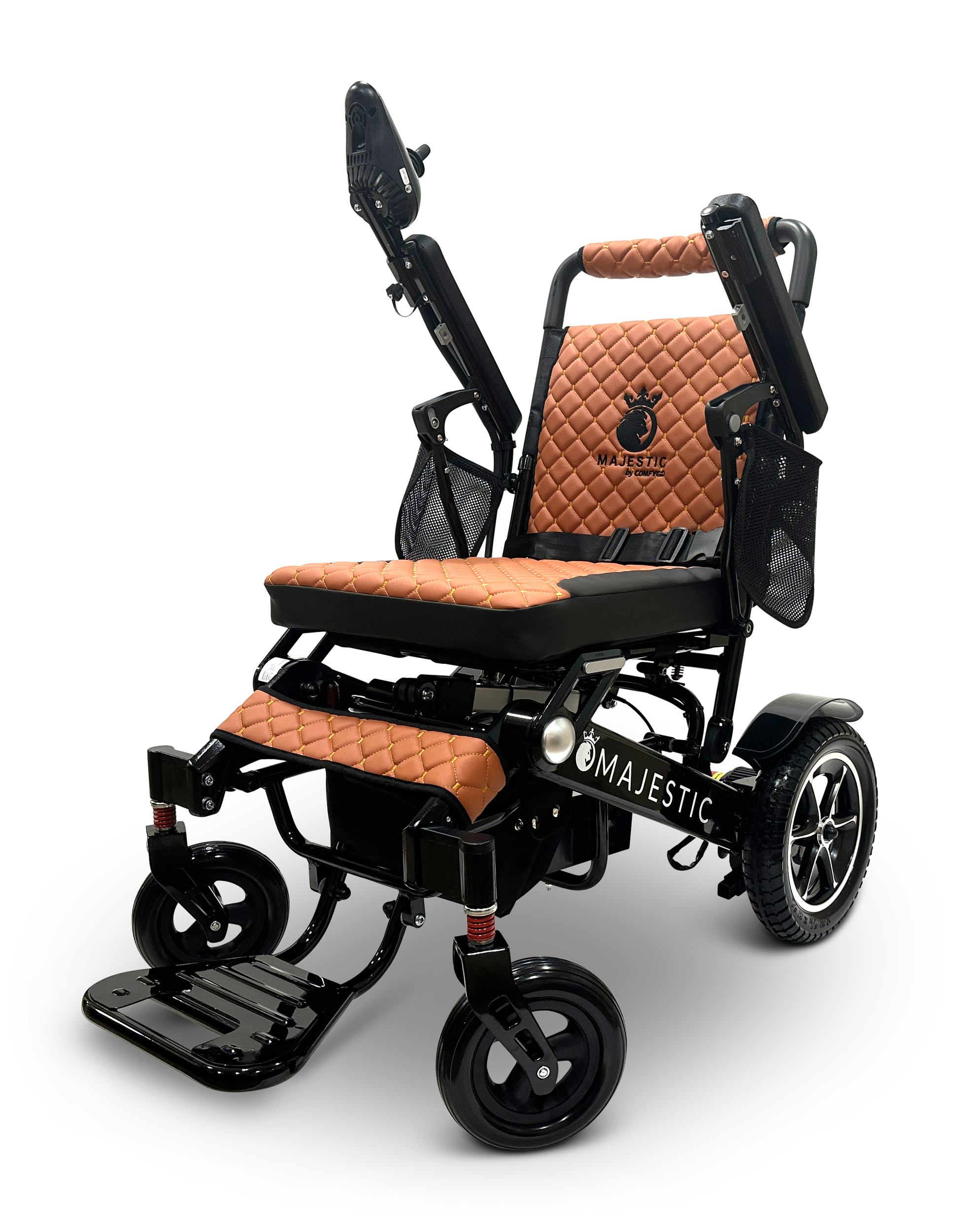 MAJESTIC IQ-7000 Auto Folding Remote Controlled Electric Wheelchair Black Taba