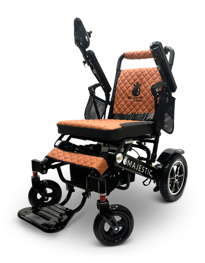 MAJESTIC IQ-7000 Auto Folding Remote Controlled Electric Wheelchair Black Taba