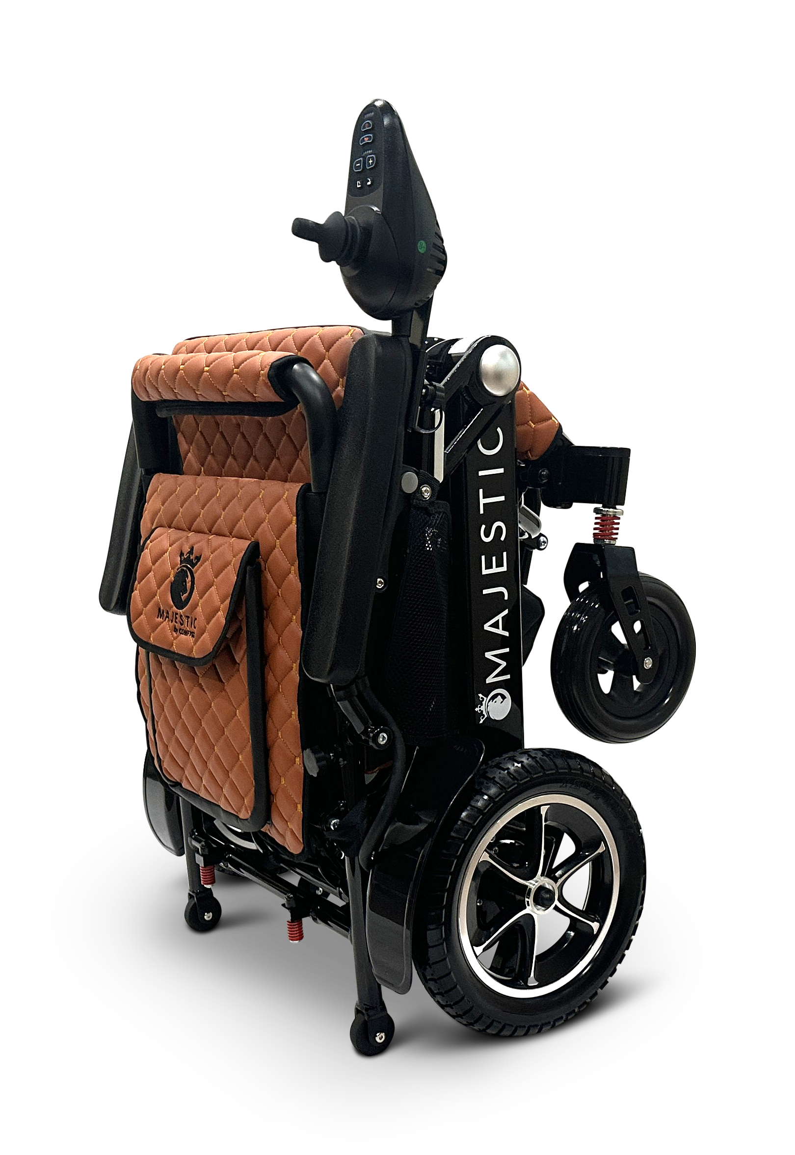 MAJESTIC IQ-7000 Auto Folding Remote Controlled Electric Wheelchair Black Taba