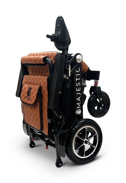 MAJESTIC IQ-7000 Auto Folding Remote Controlled Electric Wheelchair Black Taba