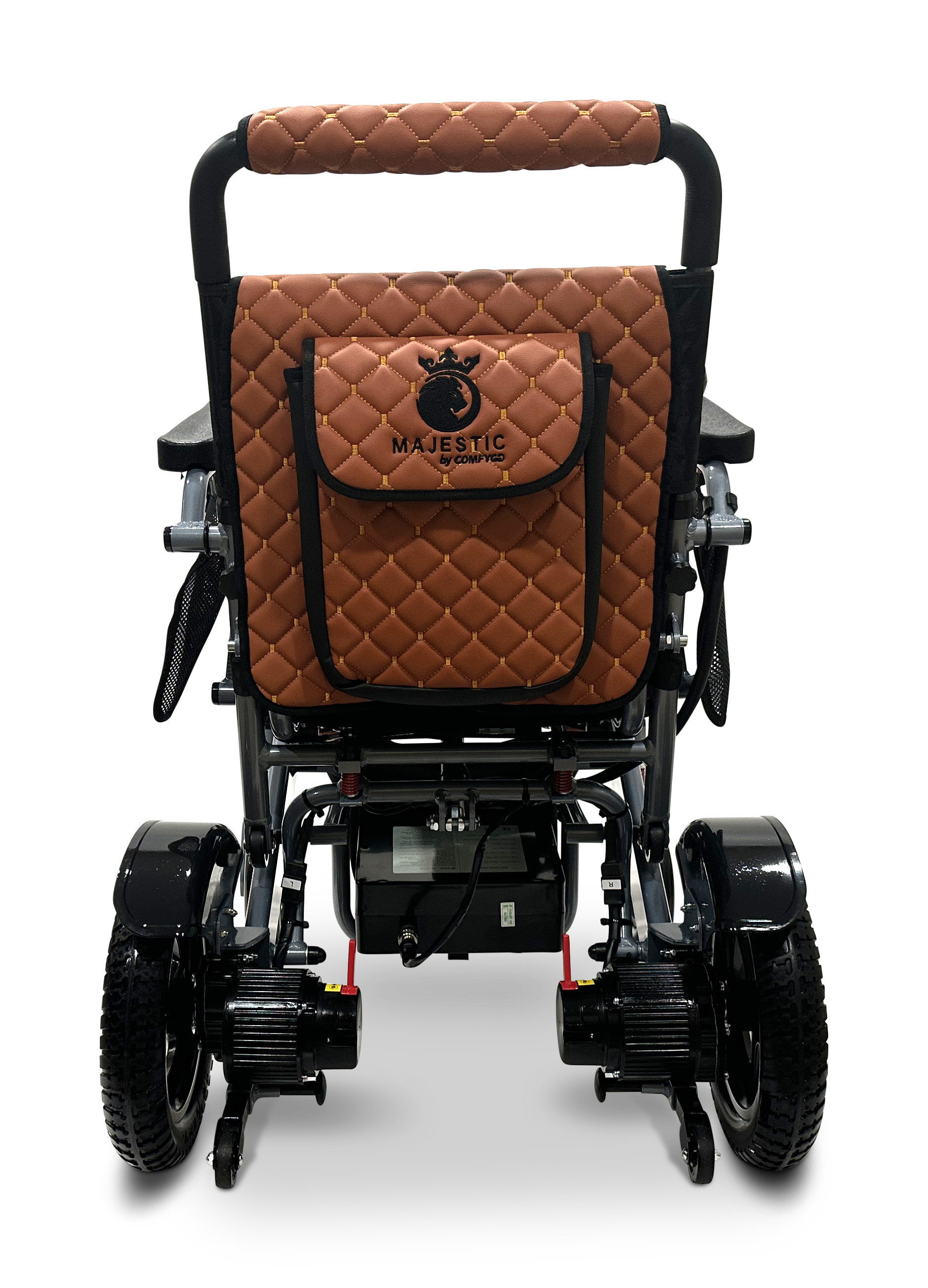 MAJESTIC IQ-7000 Auto Folding Remote Controlled Electric Wheelchair Silver Taba