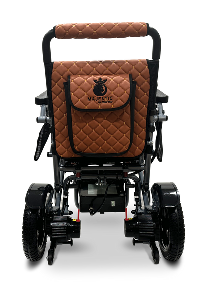 MAJESTIC IQ-7000 Auto Folding Remote Controlled Electric Wheelchair Silver Taba