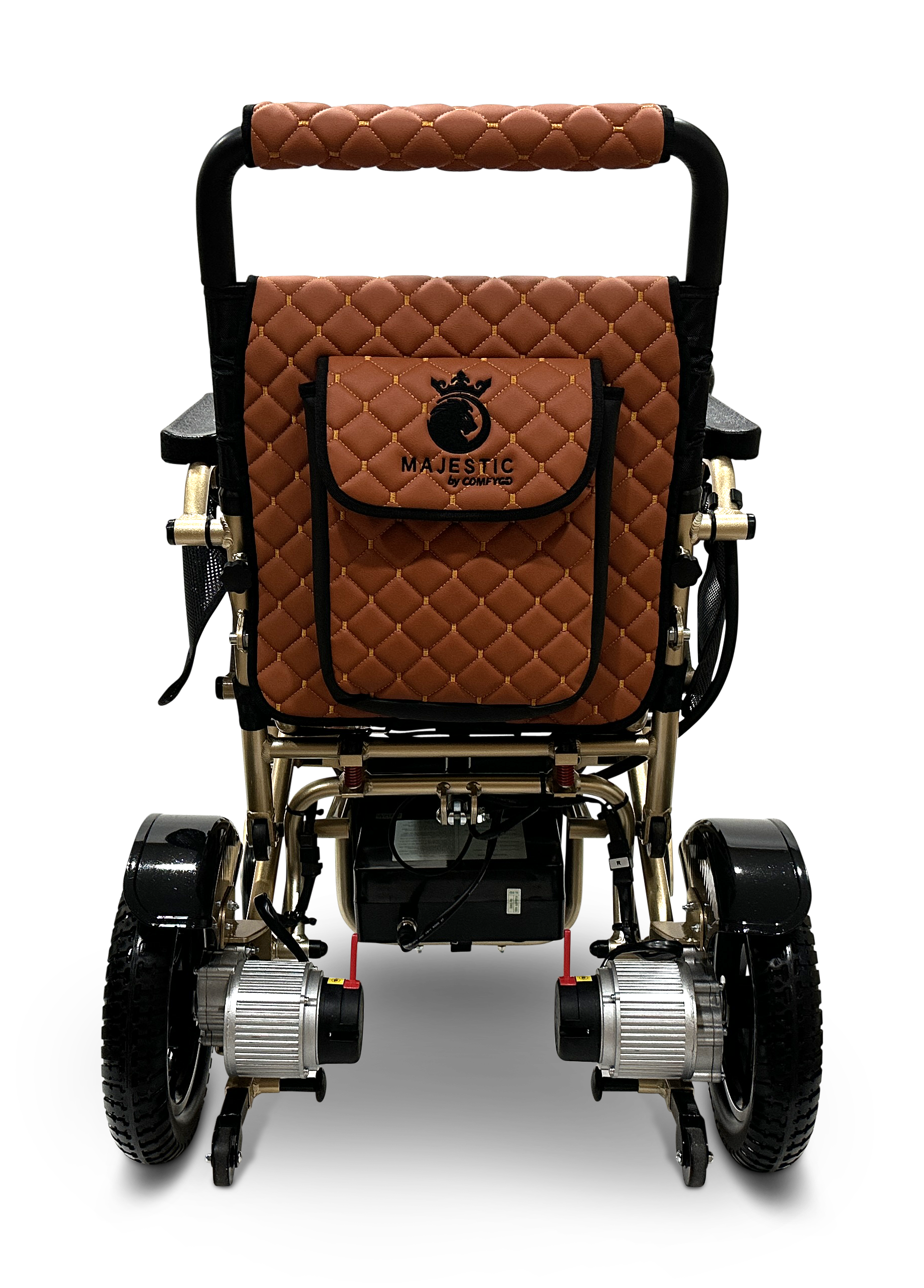 MAJESTIC IQ-7000 Auto Folding Remote Controlled Electric Wheelchair Bronze Taba