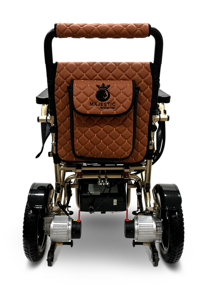 MAJESTIC IQ-7000 Auto Folding Remote Controlled Electric Wheelchair Bronze Taba
