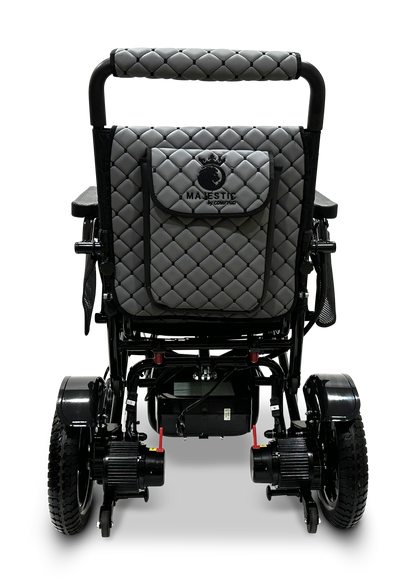 MAJESTIC IQ-7000 Auto Folding Remote Controlled Electric Wheelchair Black Gray