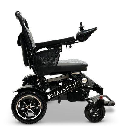 MAJESTIC IQ-7000 Auto Folding Remote Controlled Electric Wheelchair Black Gray