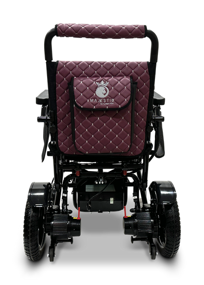MAJESTIC IQ-7000 Auto Folding Remote Controlled Electric Wheelchair Black Purple