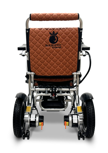MAJESTIC IQ-8000 Remote Controlled Lightweight Electric Wheelchair Silver Taba
