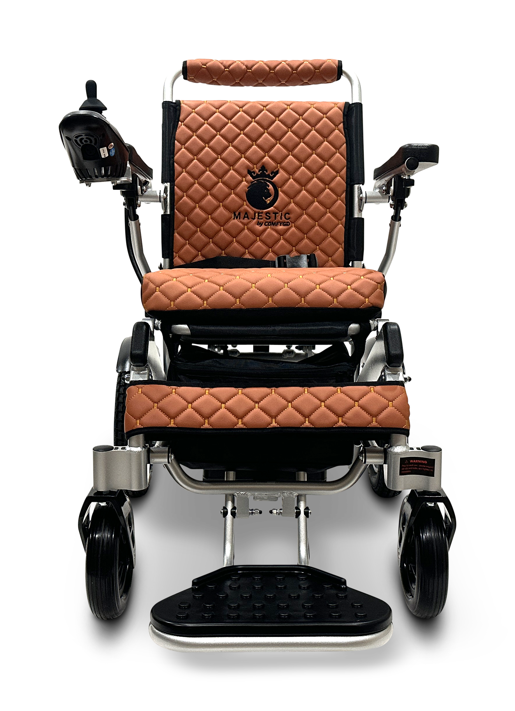 MAJESTIC IQ-8000 Remote Controlled Lightweight Electric Wheelchair Silver Taba