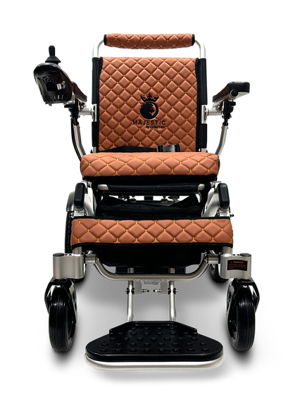 MAJESTIC IQ-8000 Remote Controlled Lightweight Electric Wheelchair Silver Taba