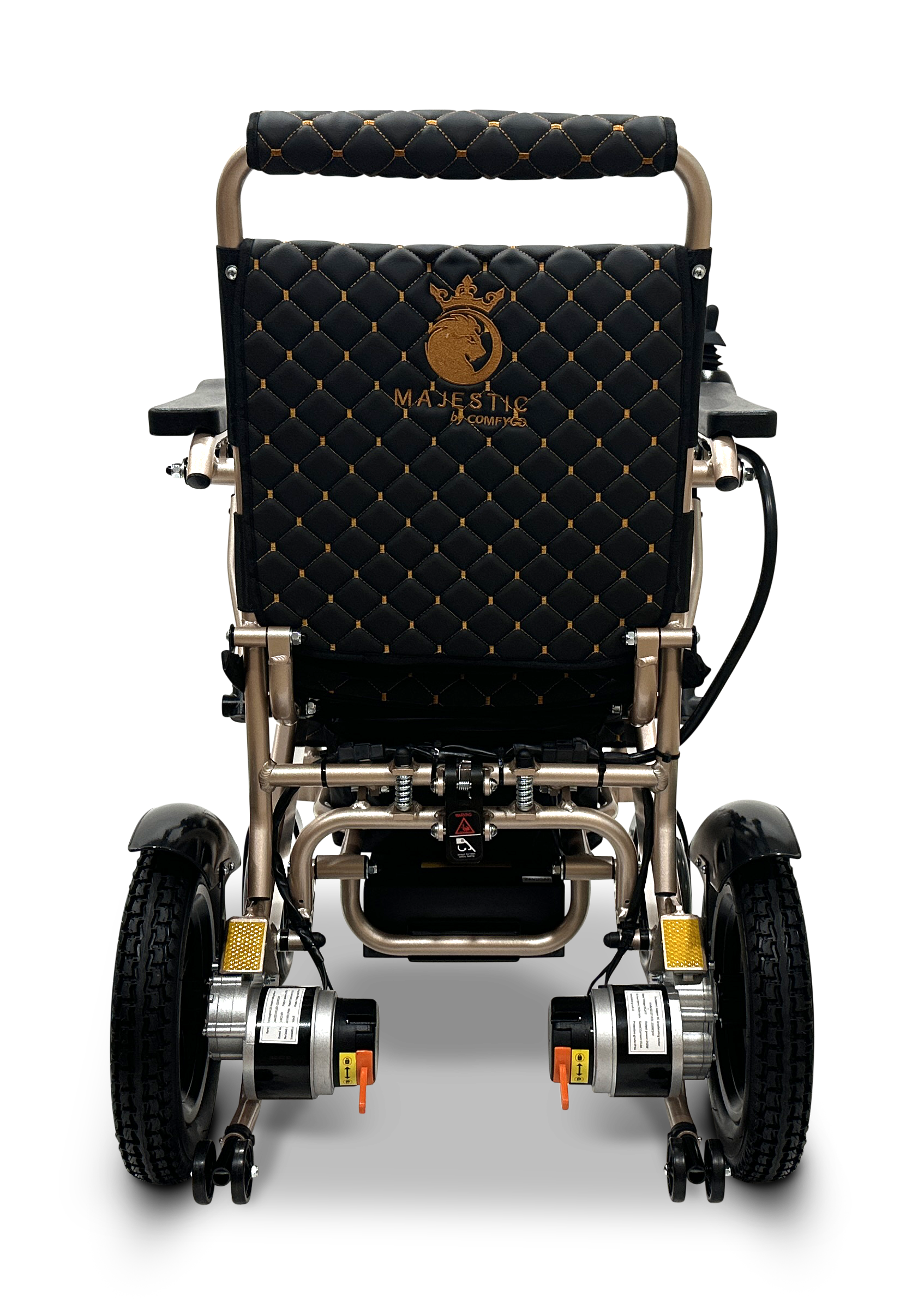 MAJESTIC IQ-8000 Remote Controlled Lightweight Electric Wheelchair Bronze Black