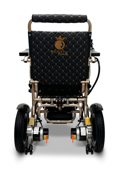 MAJESTIC IQ-8000 Remote Controlled Lightweight Electric Wheelchair Bronze Black