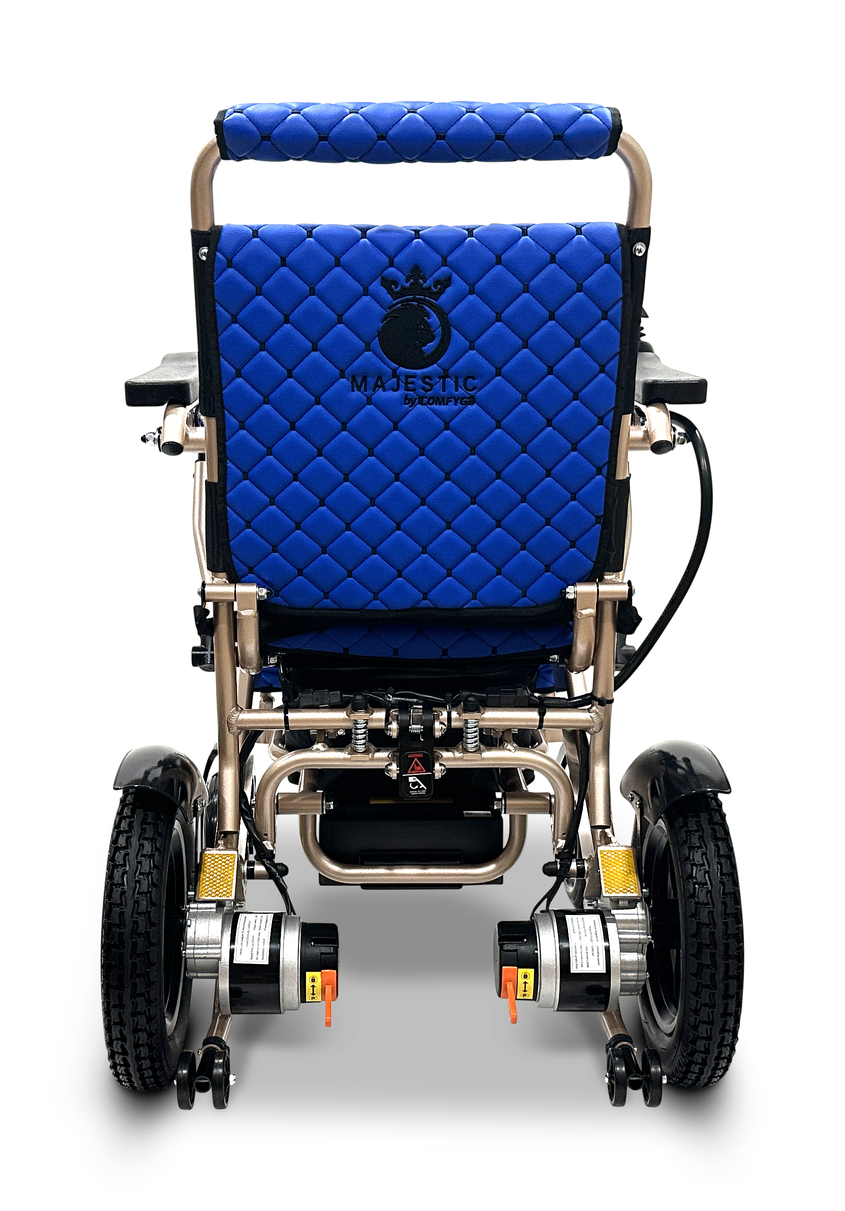 MAJESTIC IQ-8000 Remote Controlled Lightweight Electric Wheelchair Bronze Blue