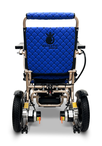 MAJESTIC IQ-8000 Remote Controlled Lightweight Electric Wheelchair Bronze Blue
