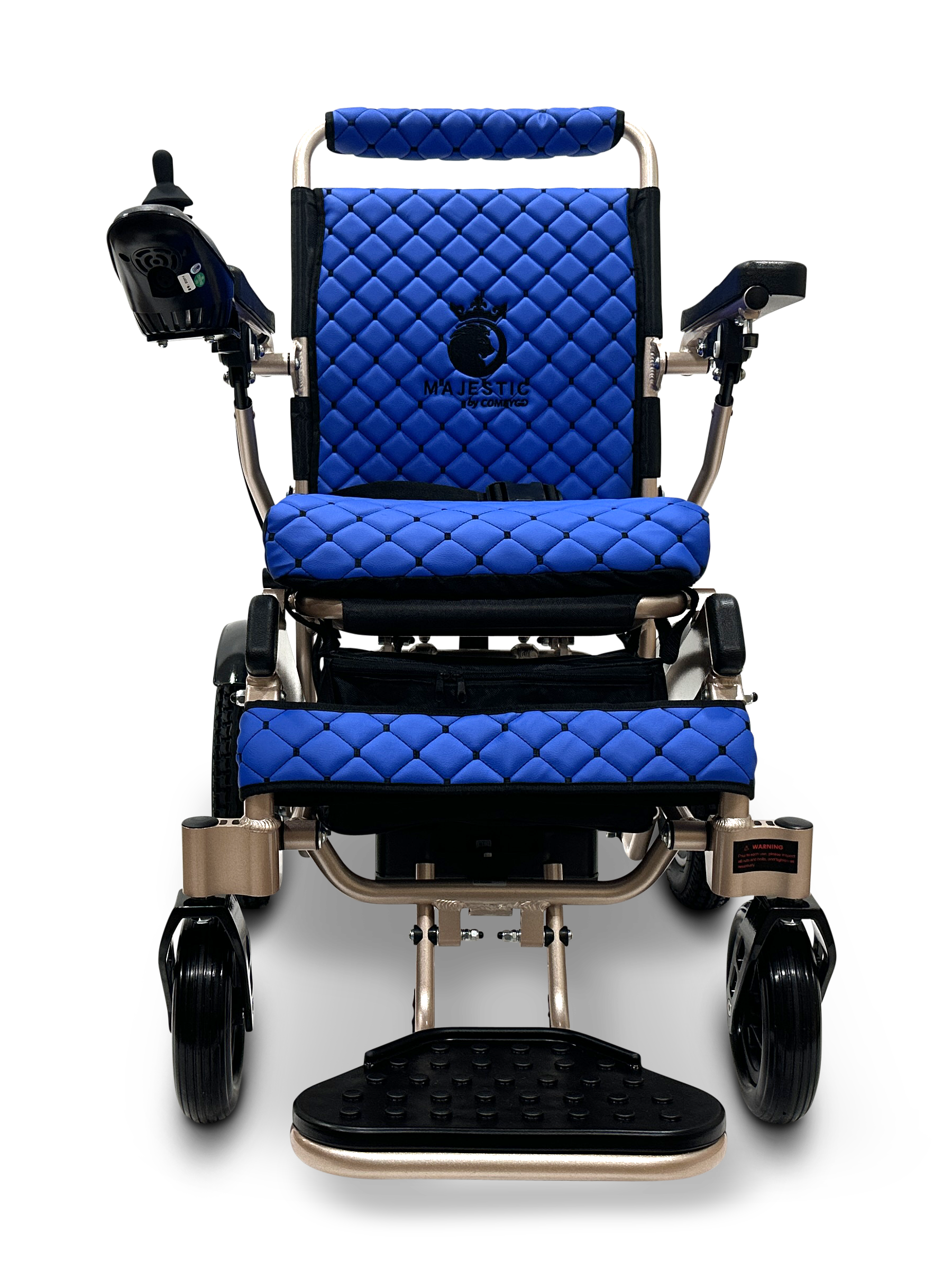 MAJESTIC IQ-8000 Remote Controlled Lightweight Electric Wheelchair Bronze Blue