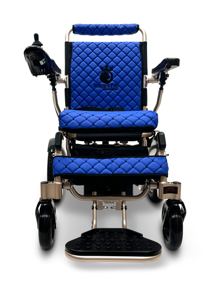 MAJESTIC IQ-8000 Remote Controlled Lightweight Electric Wheelchair Bronze Blue