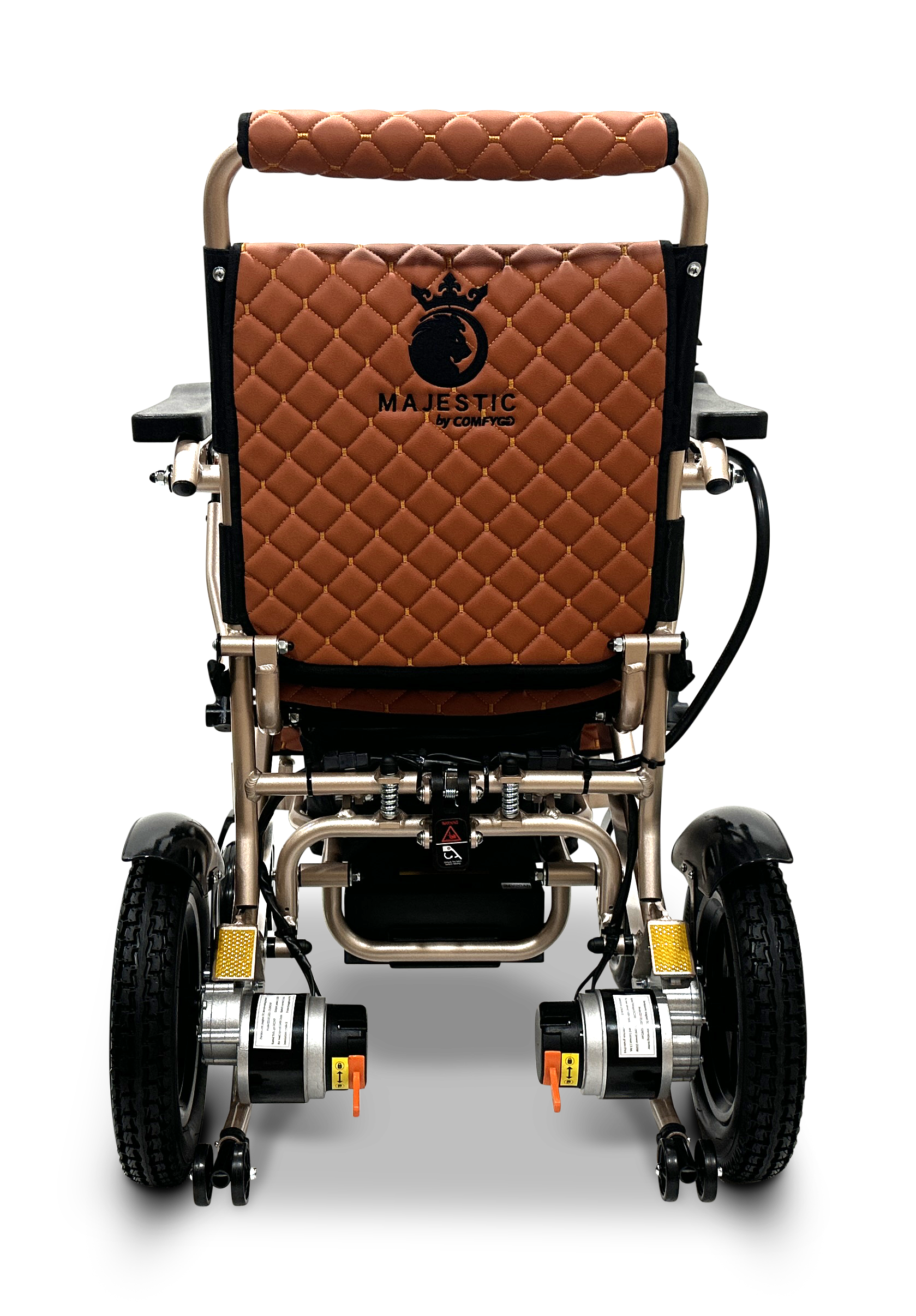 MAJESTIC IQ-8000 Remote Controlled Lightweight Electric Wheelchair Bronze Taba