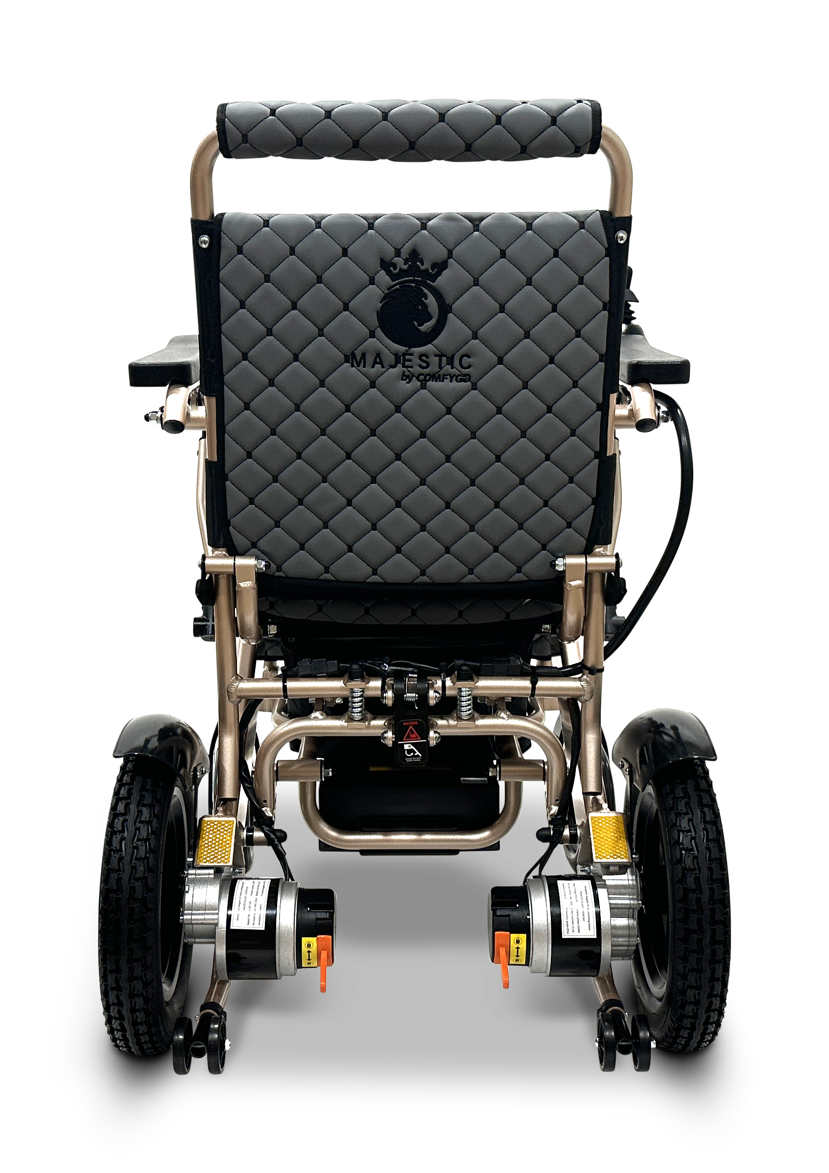 MAJESTIC IQ-8000 Remote Controlled Lightweight Electric Wheelchair Bronze Gray