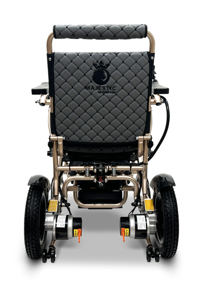 MAJESTIC IQ-8000 Remote Controlled Lightweight Electric Wheelchair Bronze Gray