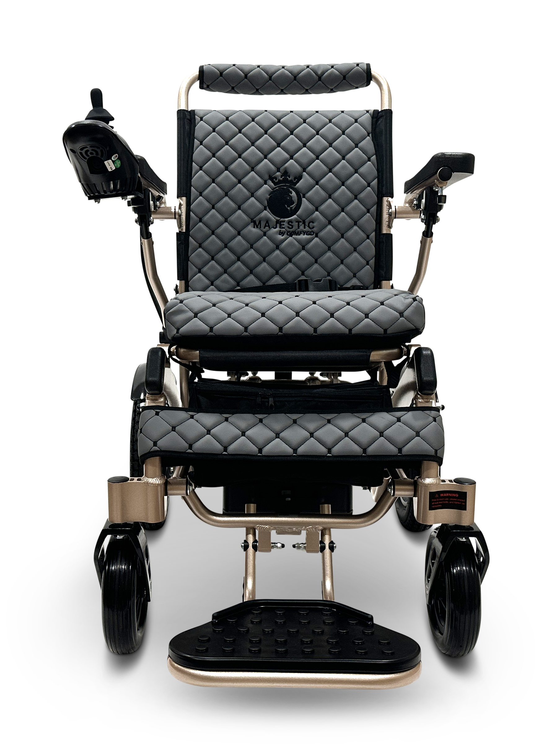 MAJESTIC IQ-8000 Remote Controlled Lightweight Electric Wheelchair Bronze Gray