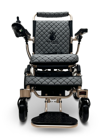 MAJESTIC IQ-8000 Remote Controlled Lightweight Electric Wheelchair Bronze Gray