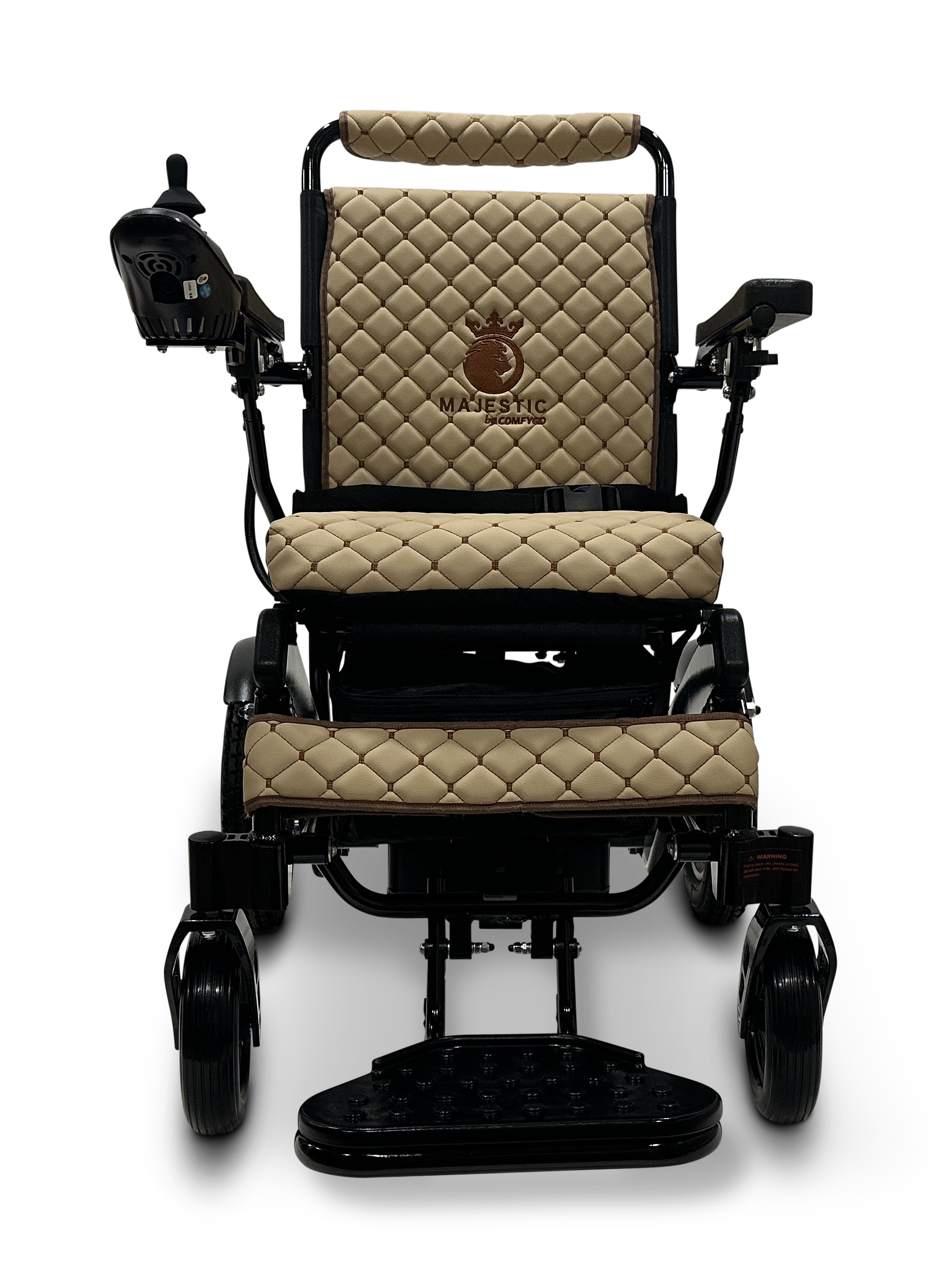 MAJESTIC IQ-8000 Remote Controlled Lightweight Electric Wheelchair Black Coffee