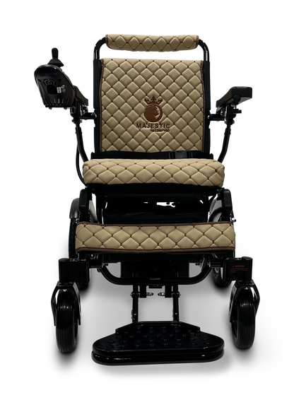 MAJESTIC IQ-8000 Remote Controlled Lightweight Electric Wheelchair Black Coffee