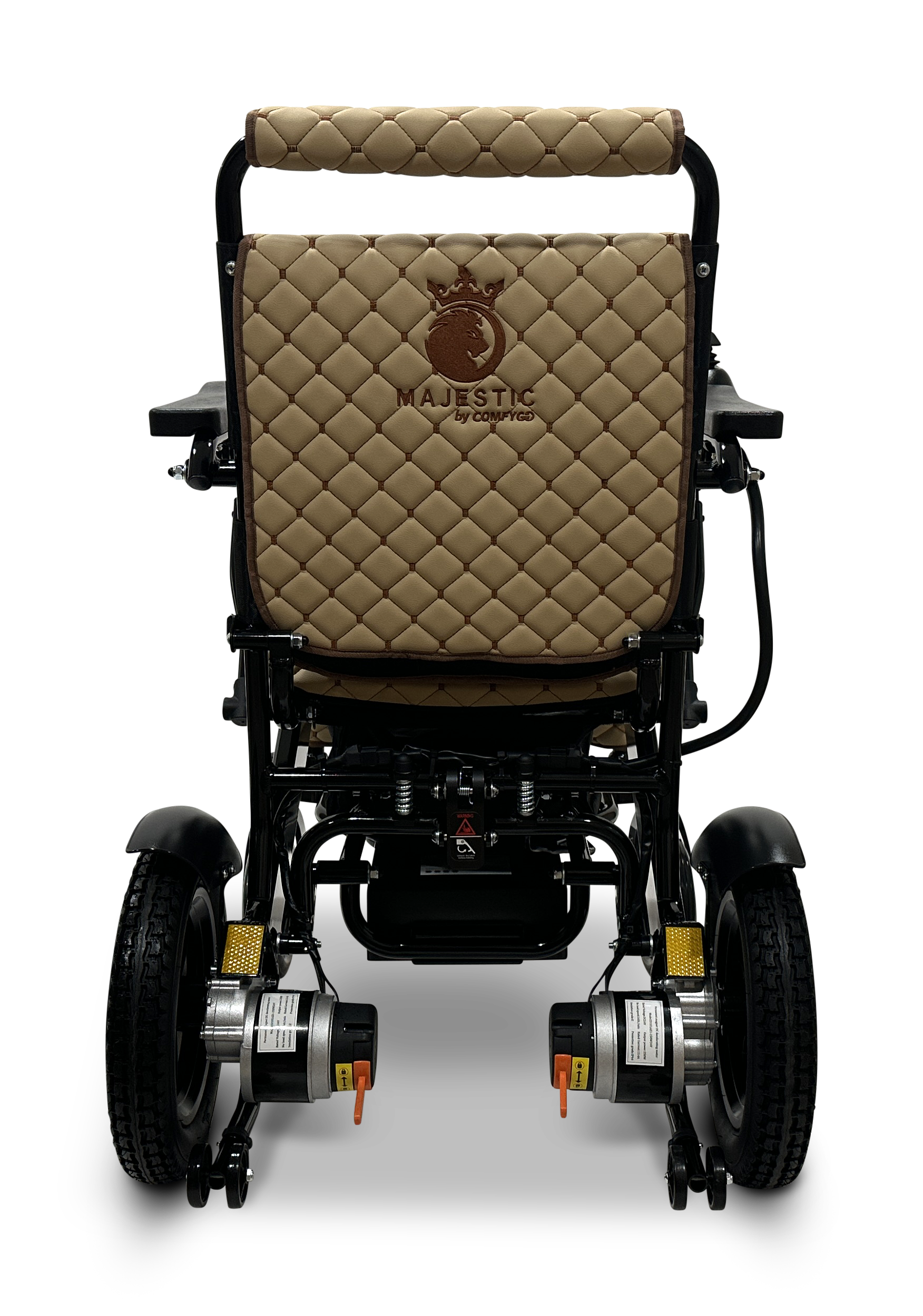 MAJESTIC IQ-8000 Remote Controlled Lightweight Electric Wheelchair Black Coffee