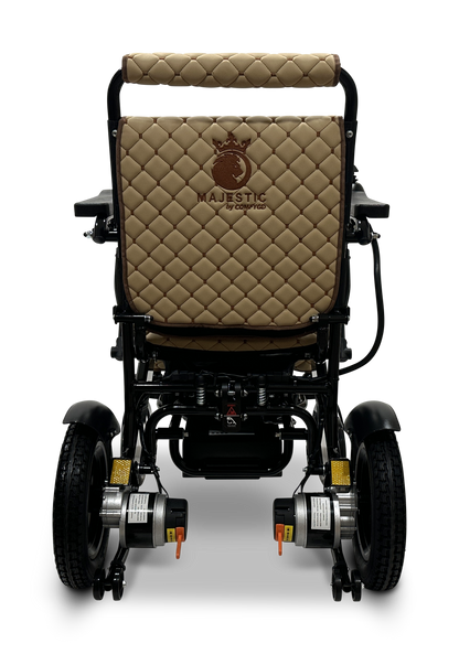 MAJESTIC IQ-8000 Remote Controlled Lightweight Electric Wheelchair Black Coffee