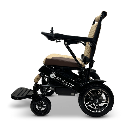 MAJESTIC IQ-8000 Remote Controlled Lightweight Electric Wheelchair Black Coffee