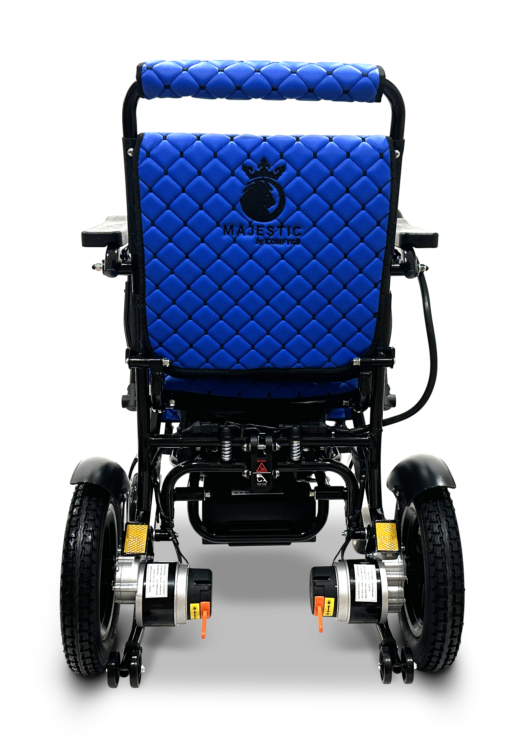 MAJESTIC IQ-8000 Remote Controlled Lightweight Electric Wheelchair Black Blue