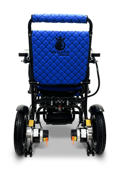 MAJESTIC IQ-8000 Remote Controlled Lightweight Electric Wheelchair Black Blue