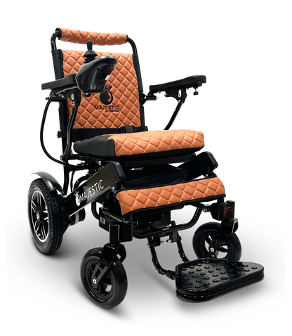 MAJESTIC IQ-8000 Remote Controlled Lightweight Electric Wheelchair Black Taba
