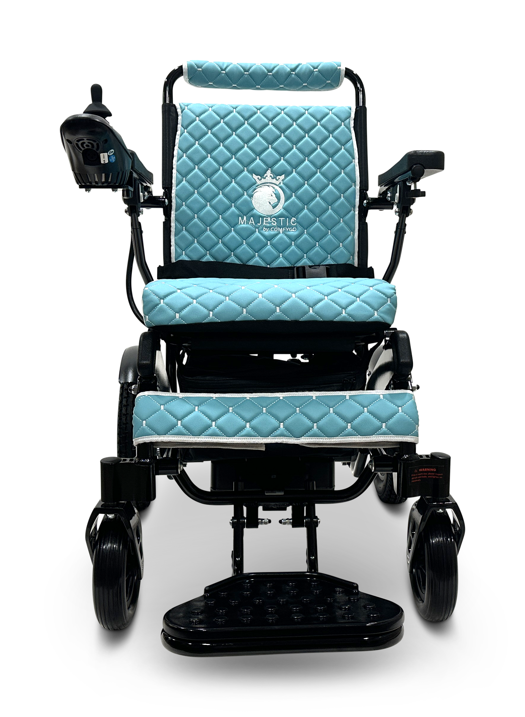 MAJESTIC IQ-8000 Remote Controlled Lightweight Electric Wheelchair Black Teal