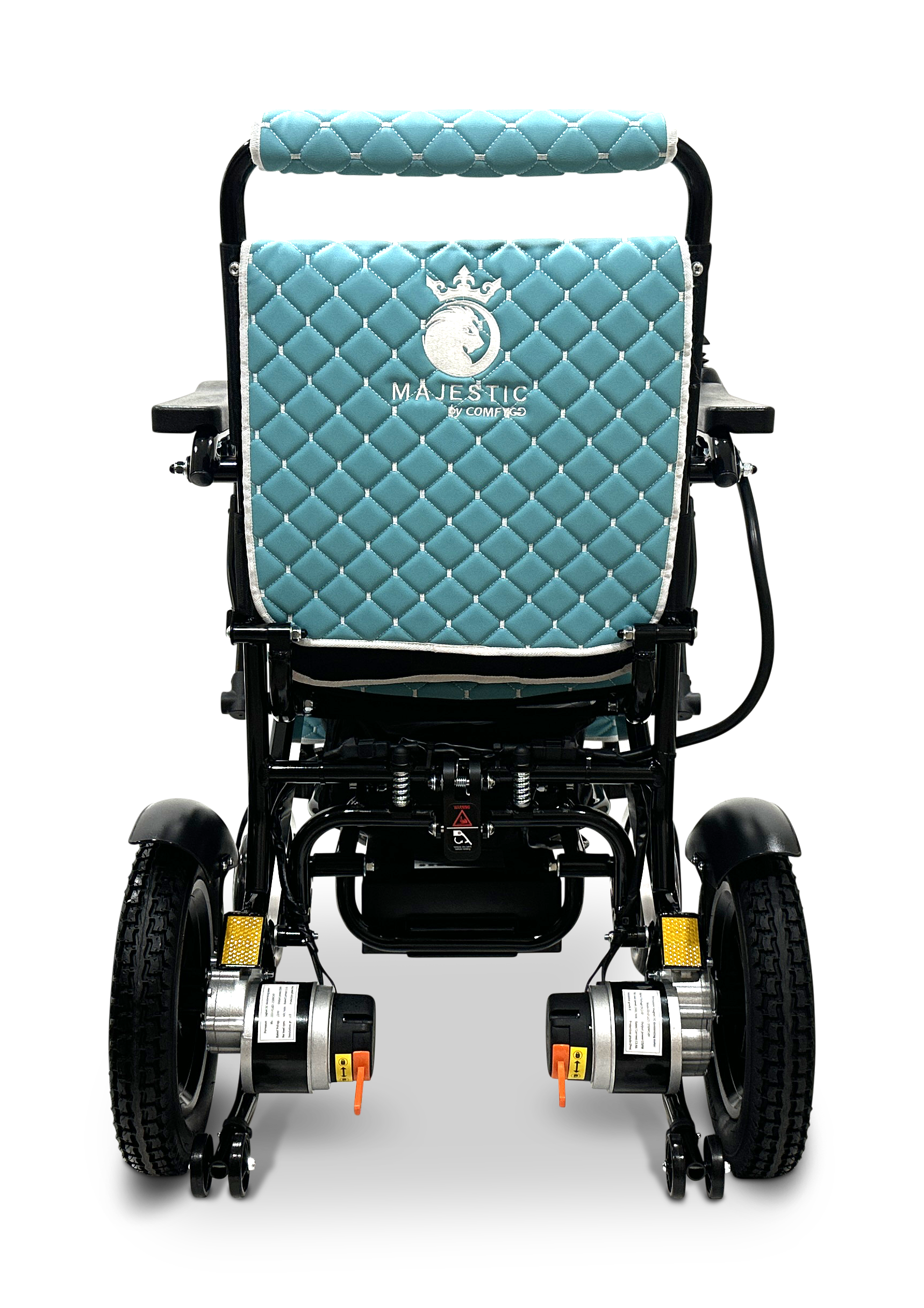 MAJESTIC IQ-8000 Remote Controlled Lightweight Electric Wheelchair Black Teal