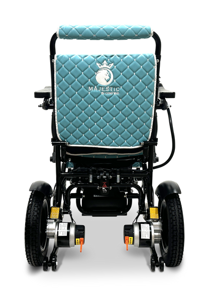 MAJESTIC IQ-8000 Remote Controlled Lightweight Electric Wheelchair Black Teal