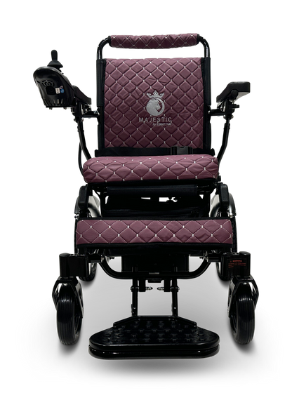 MAJESTIC IQ-8000 Remote Controlled Lightweight Electric Wheelchair Black Purple