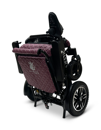 MAJESTIC IQ-8000 Remote Controlled Lightweight Electric Wheelchair Black Purple