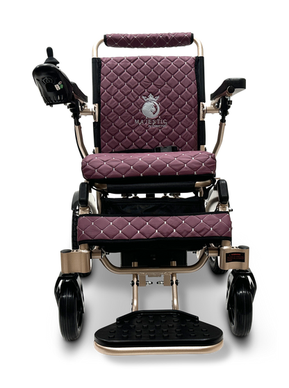 MAJESTIC IQ-8000 Remote Controlled Lightweight Electric Wheelchair Bronze Purple