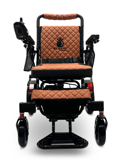 MAJESTIC IQ-7000 Auto Folding Remote Controlled Electric Wheelchair Black & Red Taba