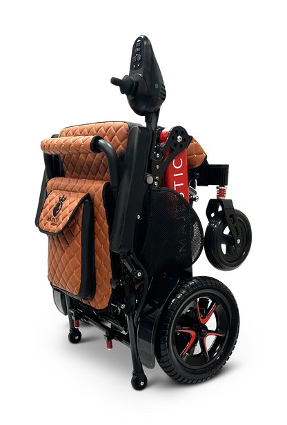 MAJESTIC IQ-7000 Auto Folding Remote Controlled Electric Wheelchair Black & Red Taba
