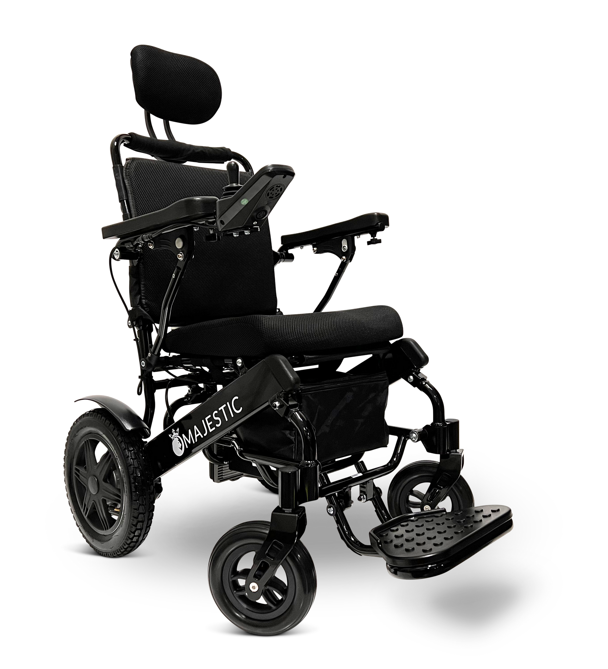 MAJESTIC IQ-9000 Auto Recline Remote Controlled Electric Wheelchair Black Standard