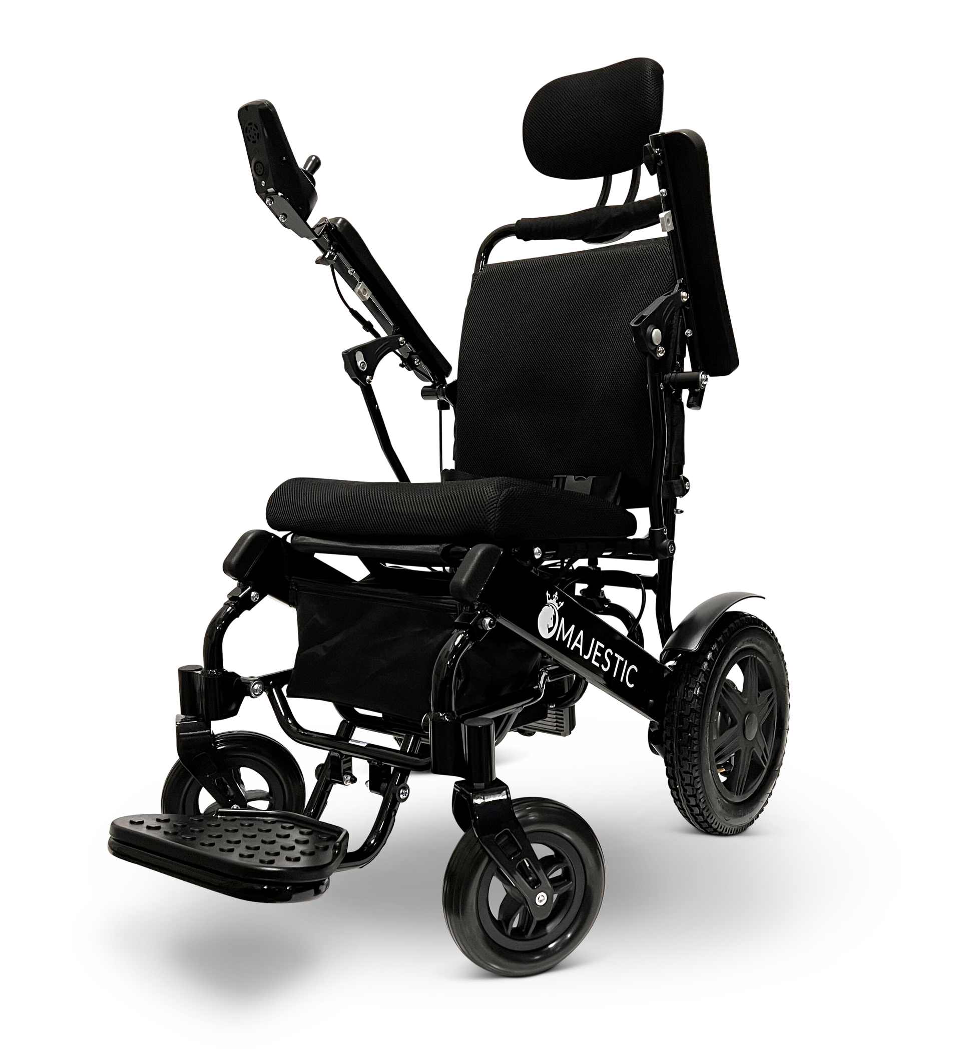 MAJESTIC IQ-9000 Auto Recline Remote Controlled Electric Wheelchair Black Standard
