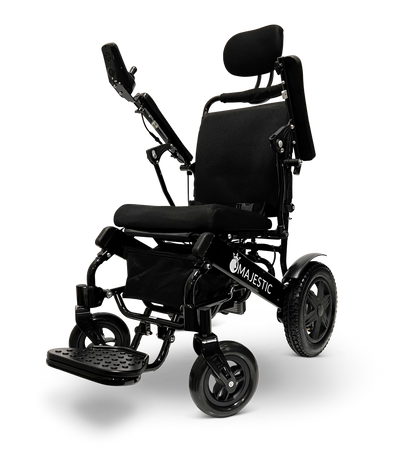 MAJESTIC IQ-9000 Auto Recline Remote Controlled Electric Wheelchair Black Standard