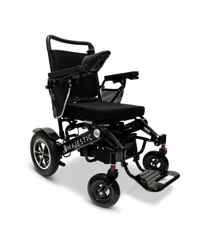 MAJESTIC IQ-7000 Auto Folding Remote Controlled Electric Wheelchair Black Standard