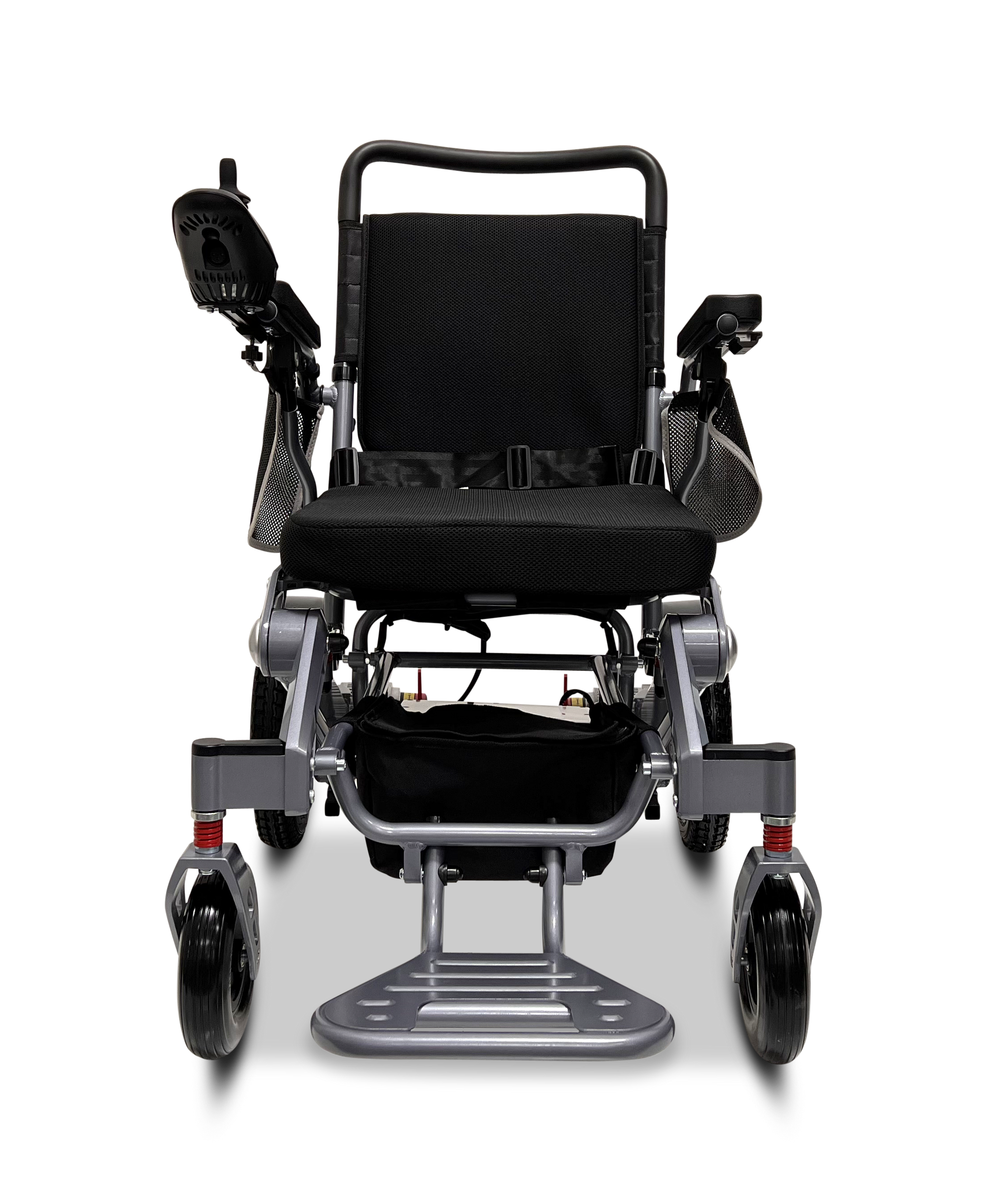 MAJESTIC IQ-7000 Auto Folding Remote Controlled Electric Wheelchair Silver Standard
