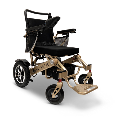 MAJESTIC IQ-7000 Auto Folding Remote Controlled Electric Wheelchair Bronze Standard
