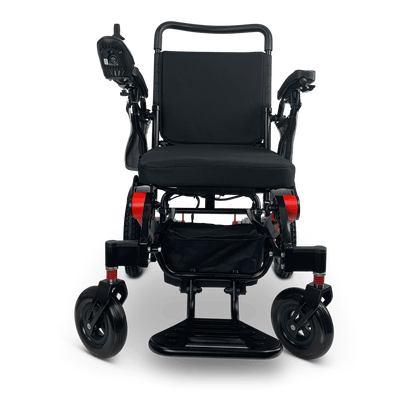 MAJESTIC IQ-7000 Auto Folding Remote Controlled Electric Wheelchair Black & Red Standard