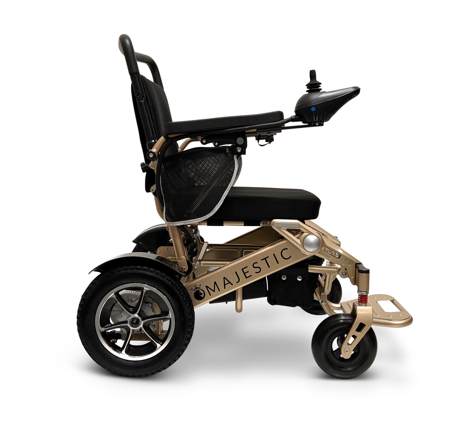 MAJESTIC IQ-7000 Auto Folding Remote Controlled Electric Wheelchair Bronze Standard